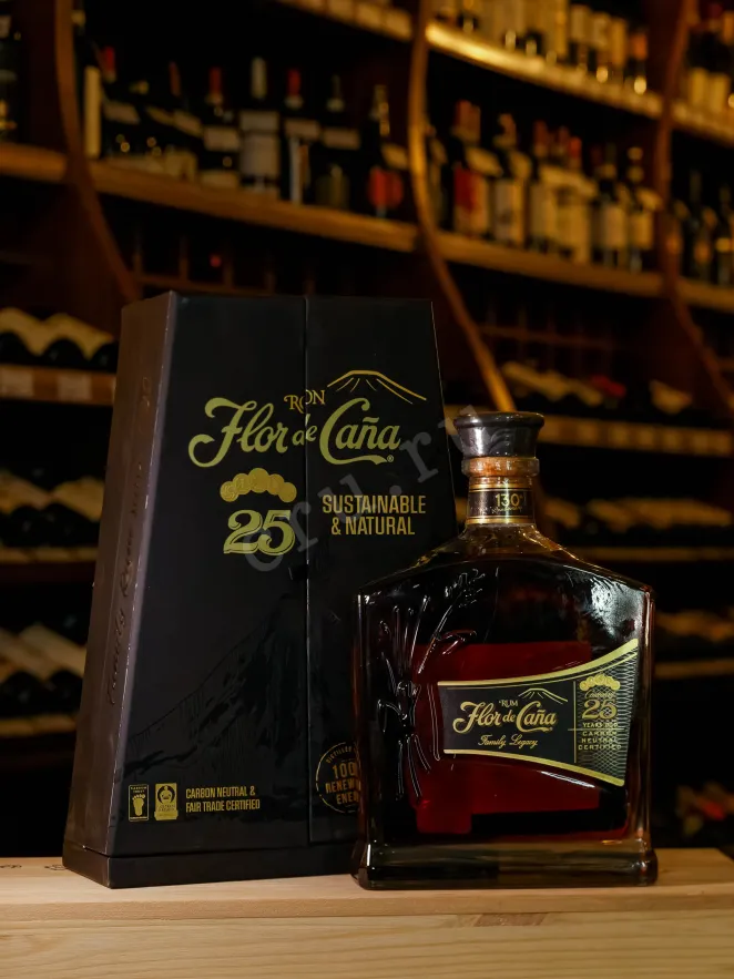 В магазине Крю Профи Flor de Cana 25 years gift box 0.75 л
