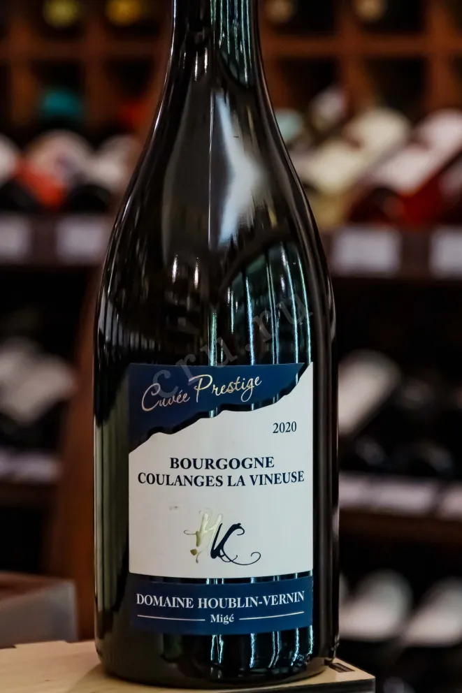 В магазине Крю Профи Domaine Houblin-Vernin Bourgogne Coulanges la Vineuse Cuvee Prestige Blanc 2020 0.75 л
