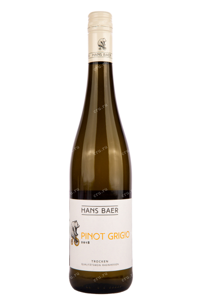 Вино Hans Baer Pinot Grigio 2018 0.75 л