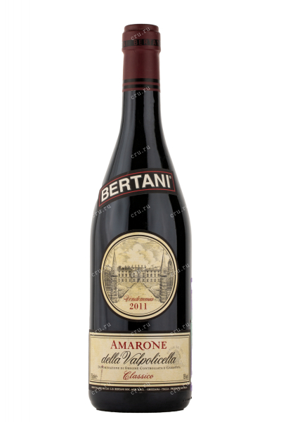 Вино Bertani Amarone della Valpolicella Classico 2011 0.75 л