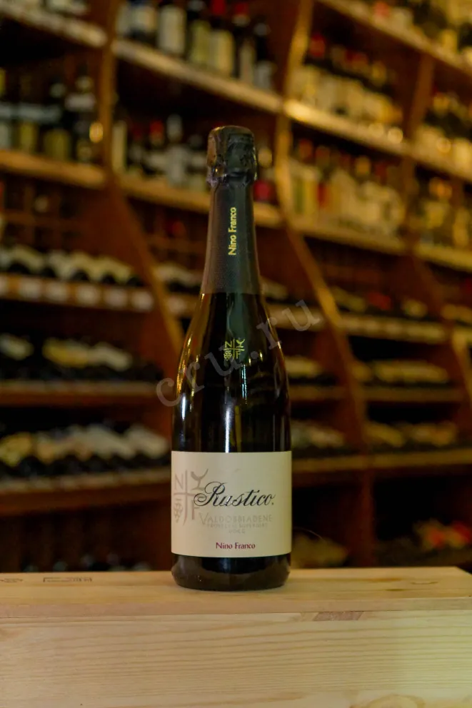 В магазине Крю Профи Nino Franco Rustico Prosecco Brut 2024 0.75 л