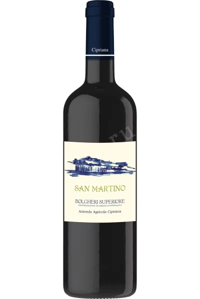Вино Cipriana San Martino Bolgheri Superiore DOC 2019 0.75 л