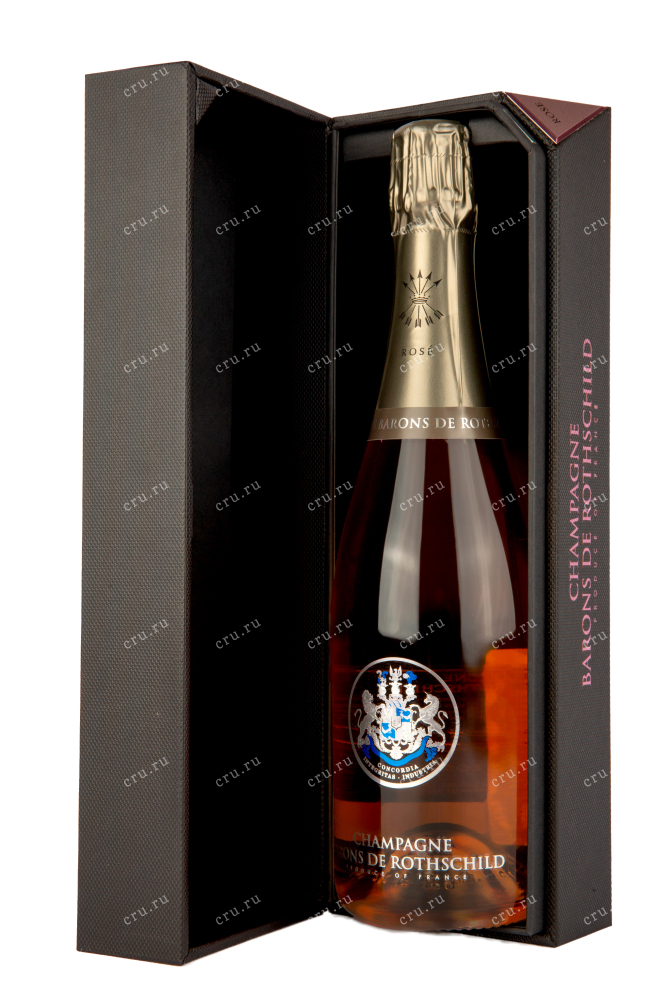 Шампанское Барон де Ротшильд Розе 0,75 в подарочной коробке
