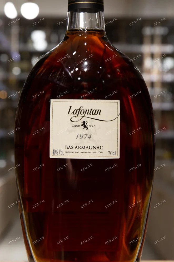 Этикетка Lafontan Millesime 1974 0.7 л