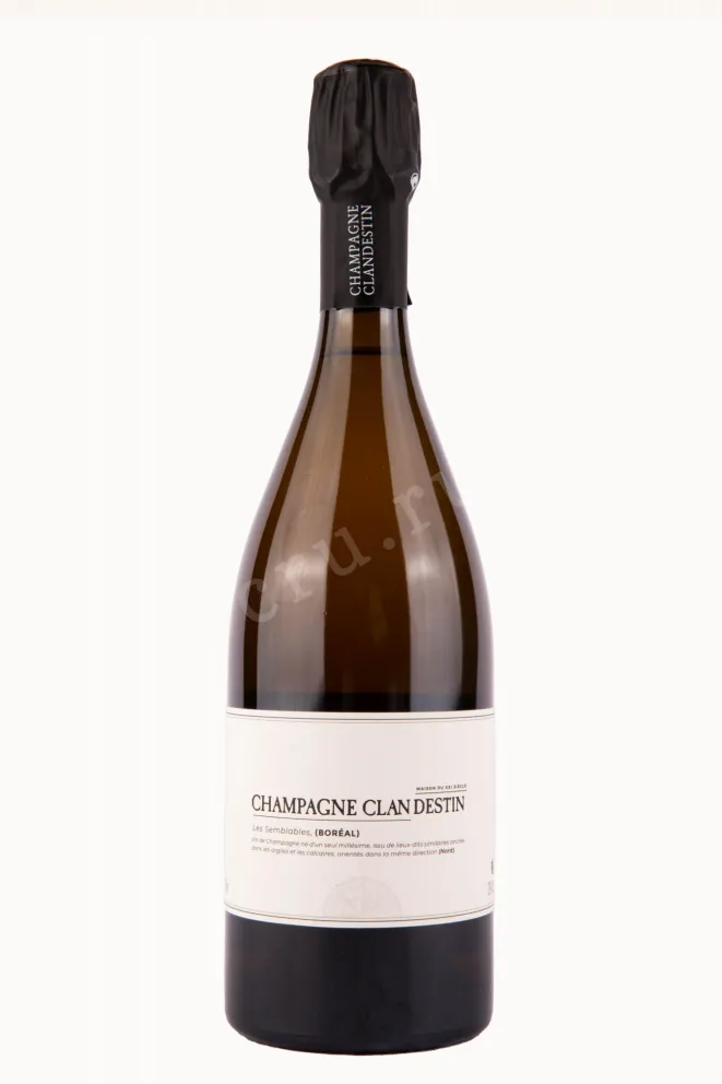 Шампанское Clandestin Les Semblable-Boreal AOC  0.75 л