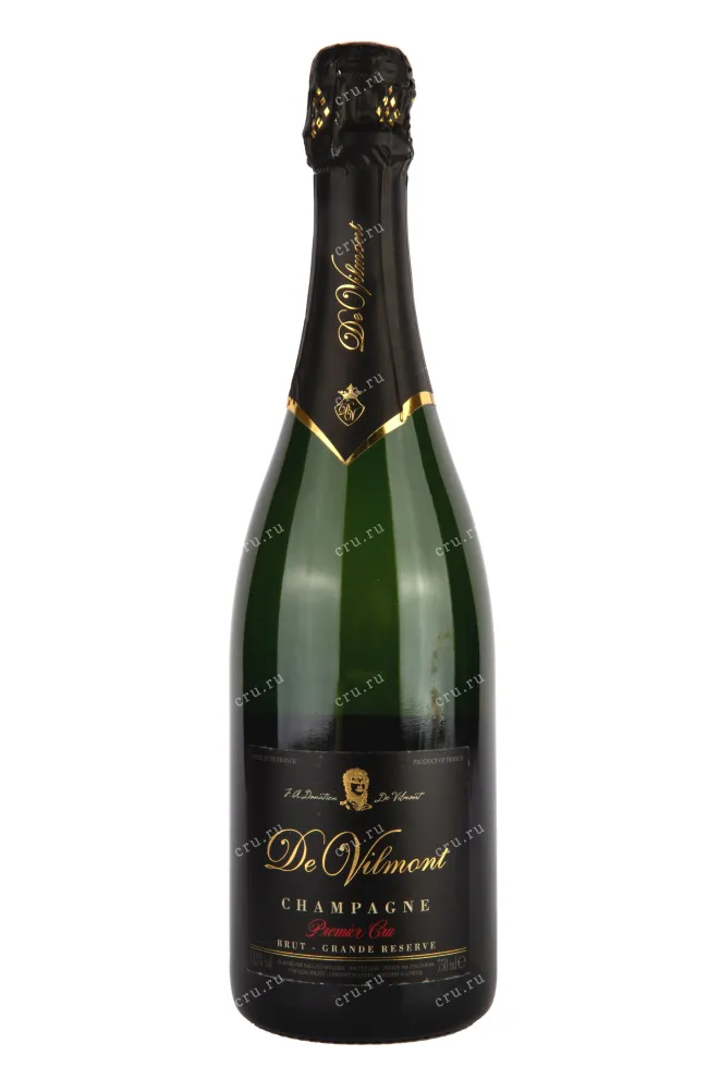 Бутылка De Vilmont Brut Grande Reserve Premier Cru gift box 2018 0.75 л