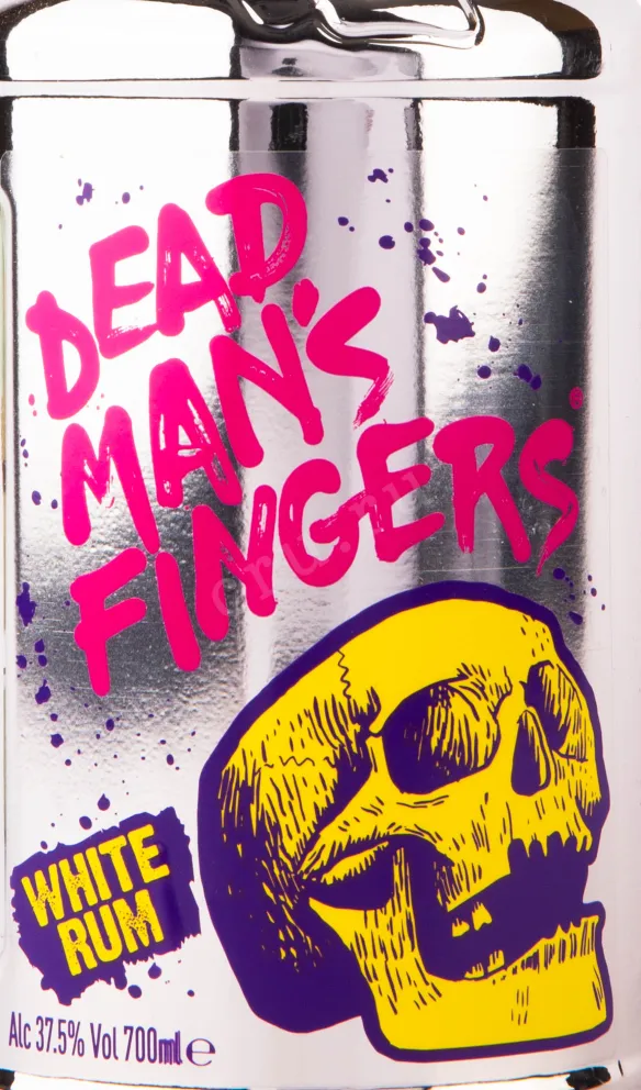 Этикетка рома Дэд Мэнс Фингерс Белый 0.7