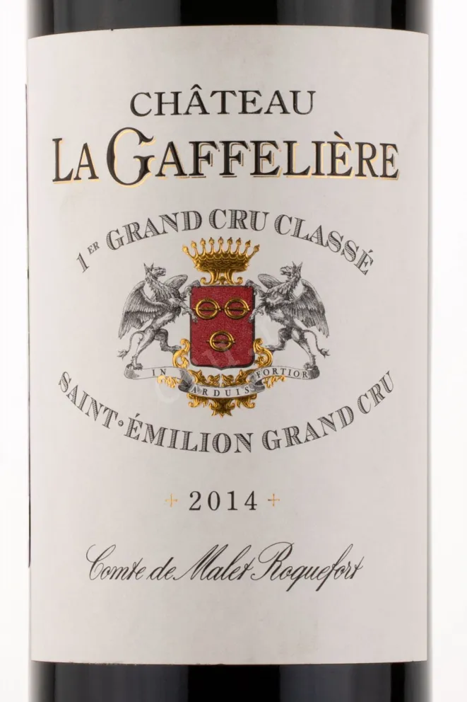 Этикетка вина Chateau La Gaffeliere 2014 0.75 л