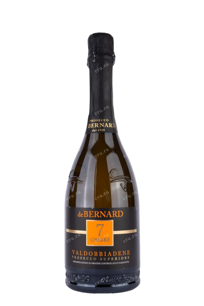 Игристое вино De Bernard 7 Ombre Valdobbiadene Prosecco Supereriore  0.75 л
