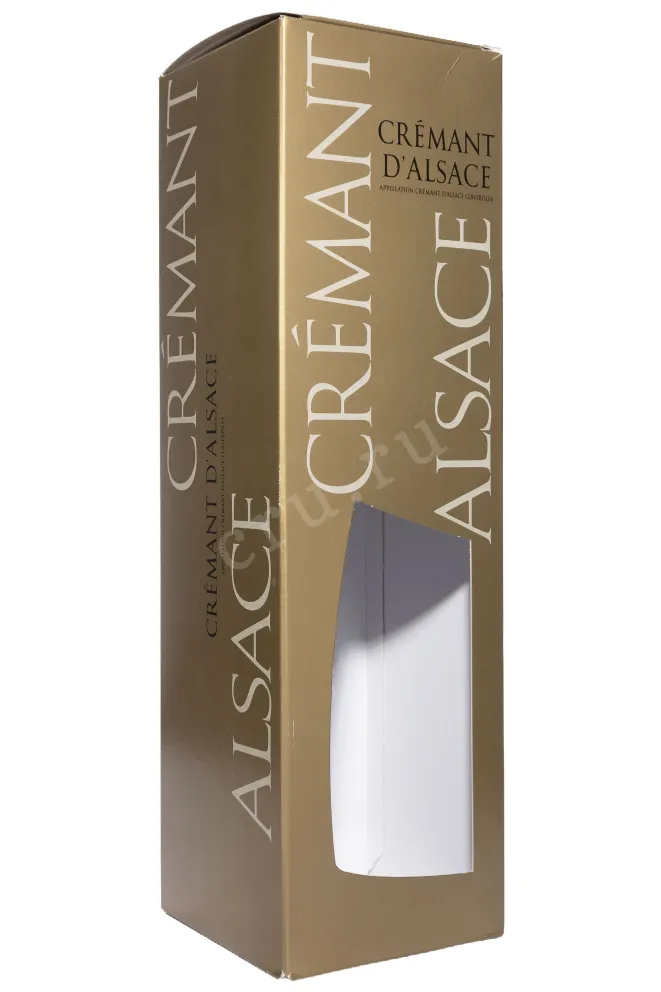 Подарочная коробка Lucien Albrecht Cremant d'Alsace Brut with gift box 2021 1.5 л