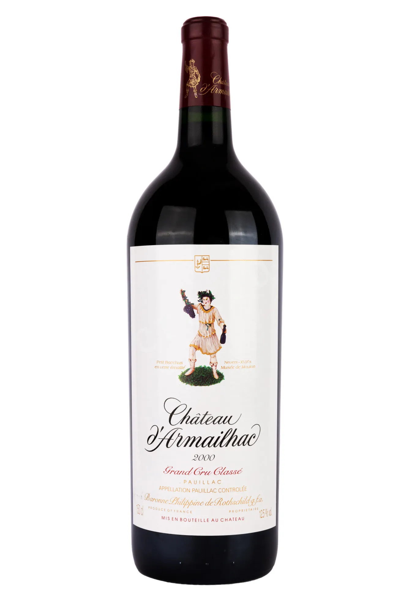 Фото — Вино Pauillac Chateau d'Armailhac AOC 2000 1.5 л