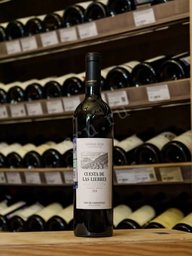 В магазине Крю Профи Pago de Carraovejas Cuesta de Las Liebres Ribera del Duero DO 2018 0.75 л