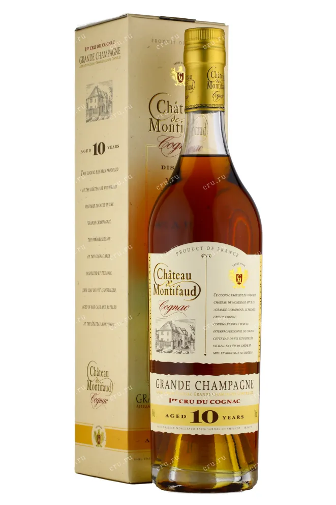 Коньяк Chateau de Montifaud 10 years gift box  0.7 л