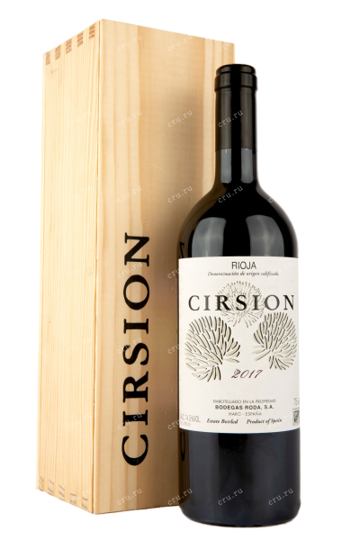 Вино Cirsion Rioja DOCa Bodegas RODA gift box 2017 0.75 л