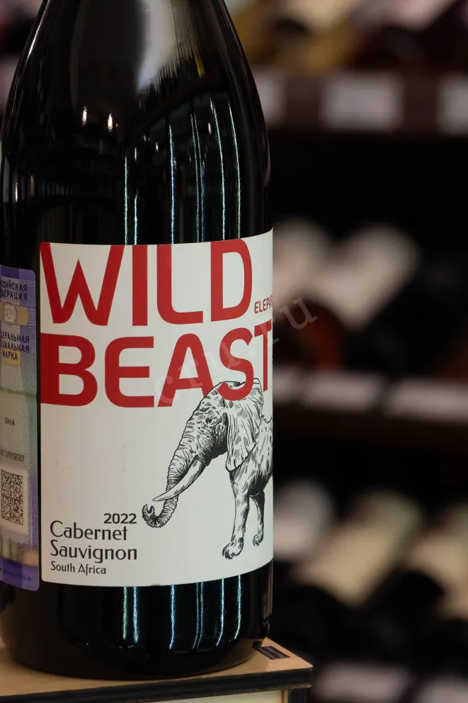 В магазине Крю Профи Wild Beast Elepard Cabernet Sauvignon 2022 0.75 л