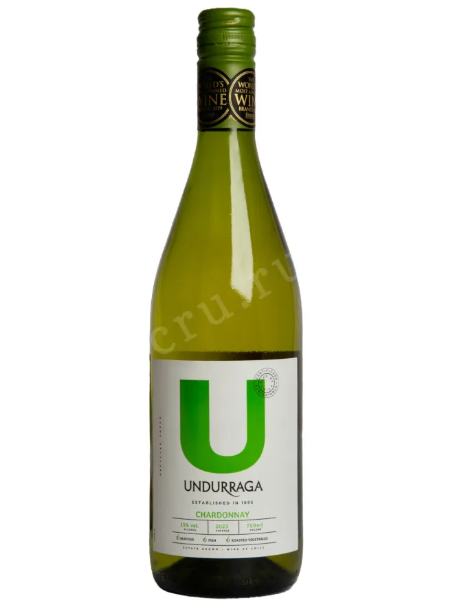 Вино Undurraga Chardonnay 2023 0.75 л