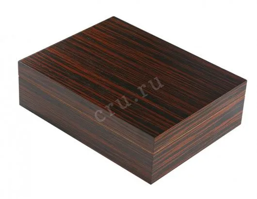 Humidor Aficionado Vizcaya Ebony Finish 25 Cigars