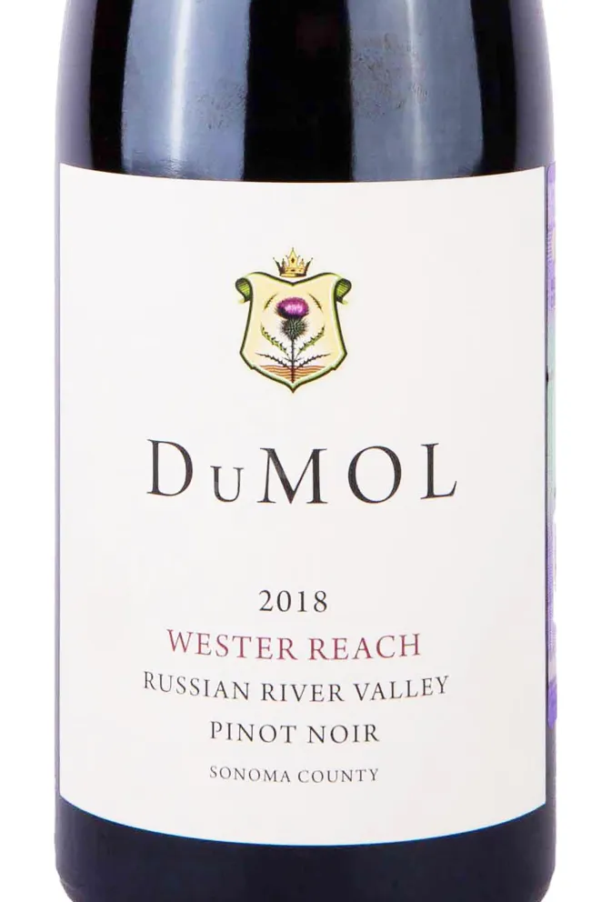 Этикетка Russian River Valley DuMOL Wester Reach Pinot Noir 2018 0.75 л
