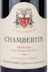 Этикетка Chambertin Grand Cru AOC Geantet-Pansiot 2017 0.75 л