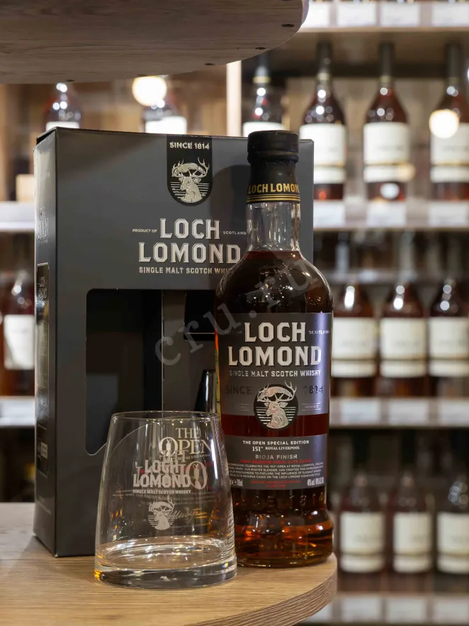 В магазине Крю Профи Loch Lomond 151th The Open Special Edition Royal Liverpool Rioja Finish in gift box + 2 glasses 0.7 л