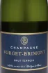 Этикетка Forget-Brimont Brut Terroir in gift box 2020 0.75 л