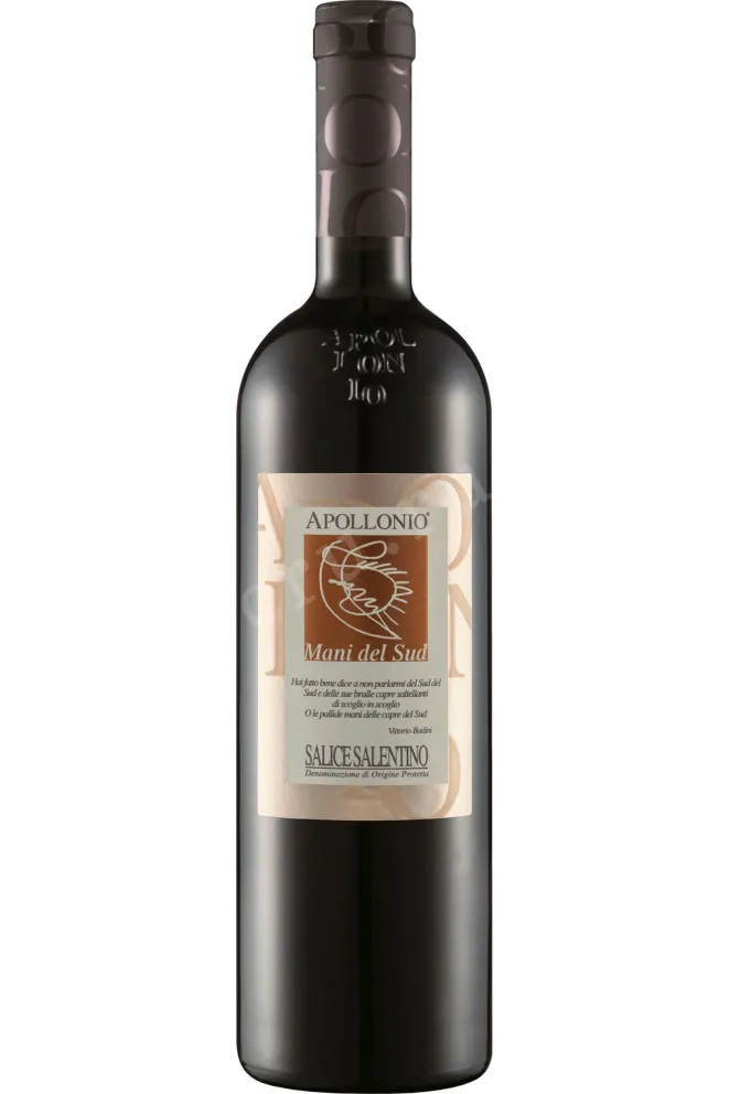 Вино Apollonio Mani del SudSalice Salentino Rosso DOP 2021 0.75 л
