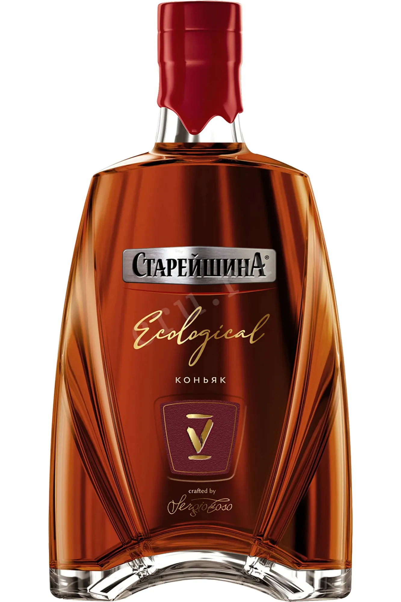 Фото — Коньяк Старейшина КВ 5 лет   0.5 л