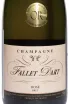 Этикетка Fallet Dart Rose Brut 2019 0.75 л