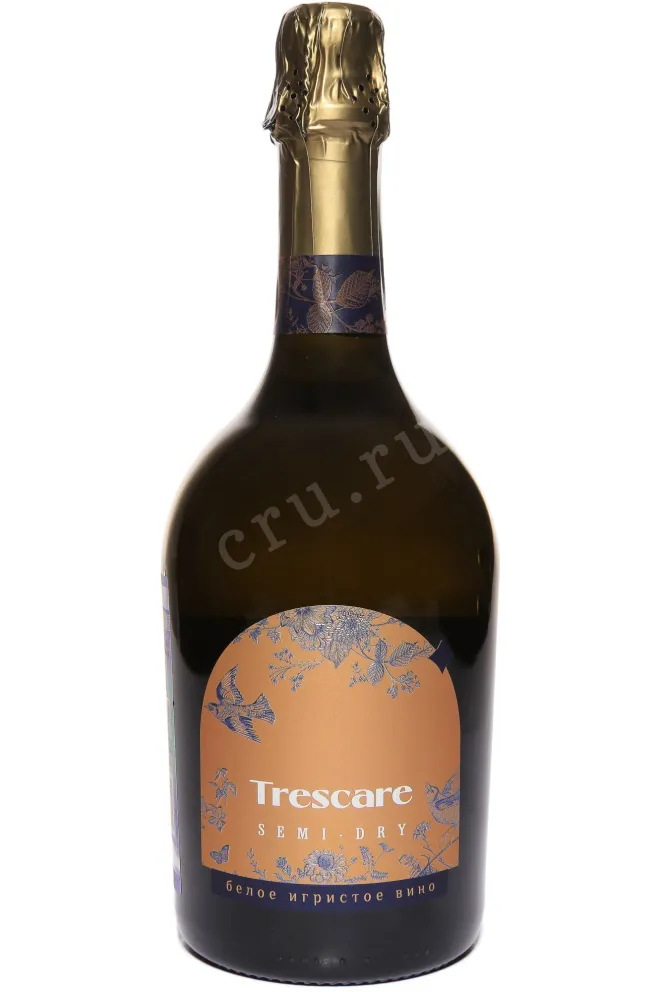 Игристое вино Трескаре Белое Полусухое 2024 0.75 л