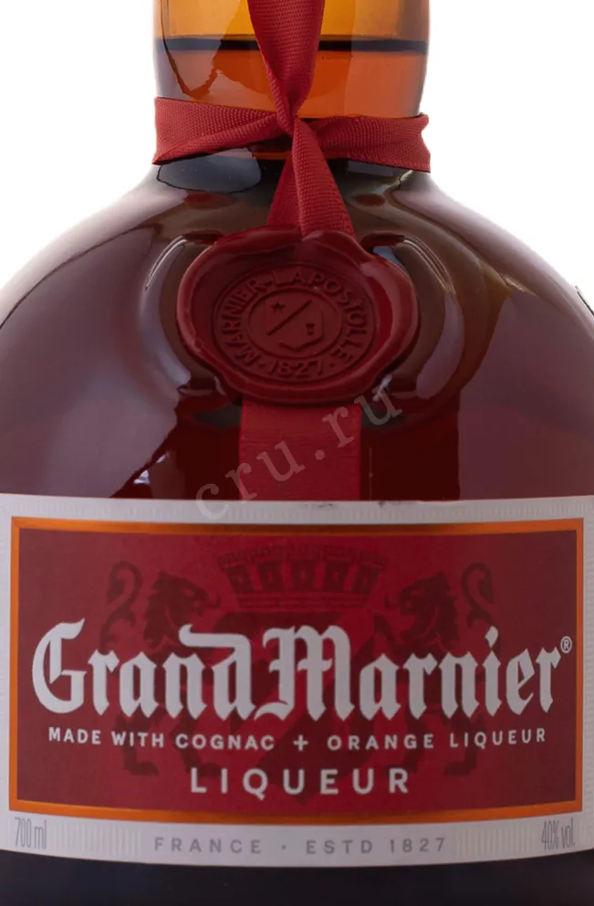 Этикетка Grand Marnier Cordon Rouge 0.7 л