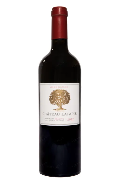 Вино Chateau Latapie Reserve Bordeaux AOC 2022 0.75 л