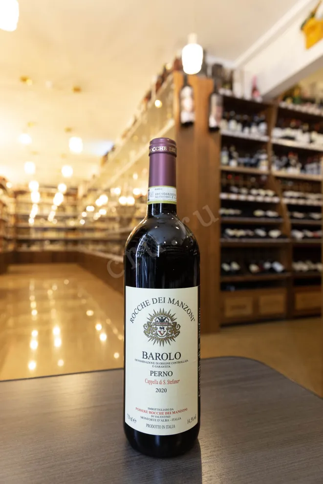 В магазине Крю Профи Rocche Dei Manzoni Barolo Perno Cappella Di S. Stefano DOCG 2020 0.75 л