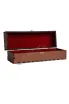 Gift Red Wooden Box For Bordeaux Bottle