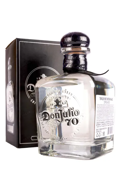 Текила Don Julio 70 Cristalino Anejo gift box  0.75 л
