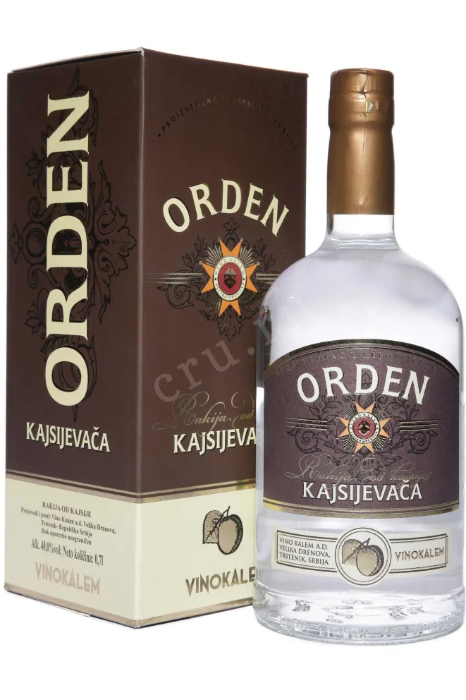 Ракия Orden Kajsijevaca in gift box  0.7 л