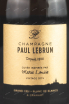 Этикетка Paul Lebrun Marie Louise Grand Cru Blanc De Blancs 2015 0.75 л