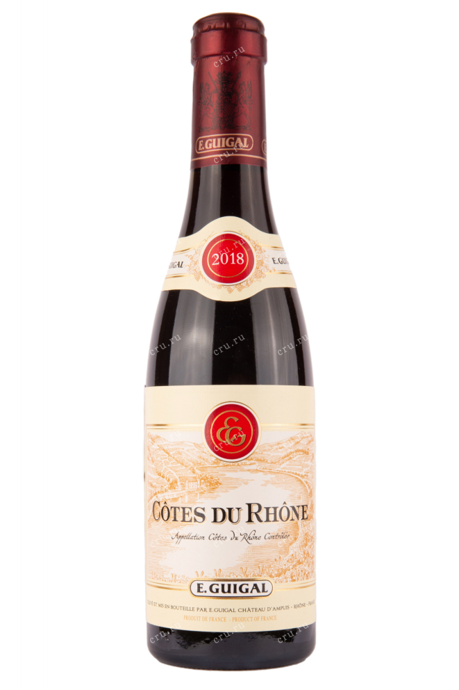 Вино Guigal Cotes du Rhone Rouge 2018 0.375 л