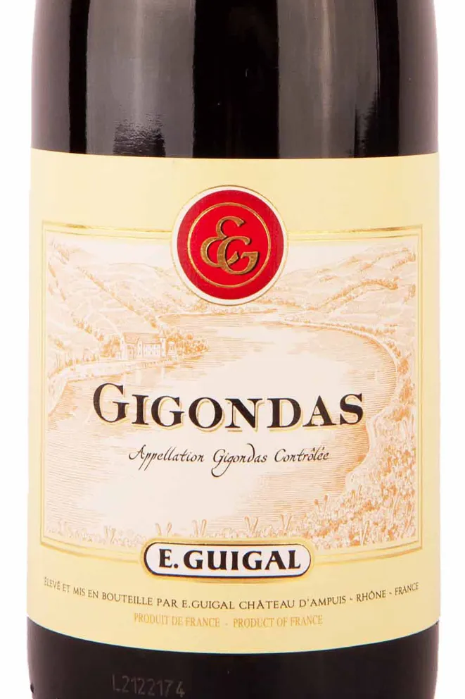 Этикетка E. Guigal Gigondas 2019 0.75 л