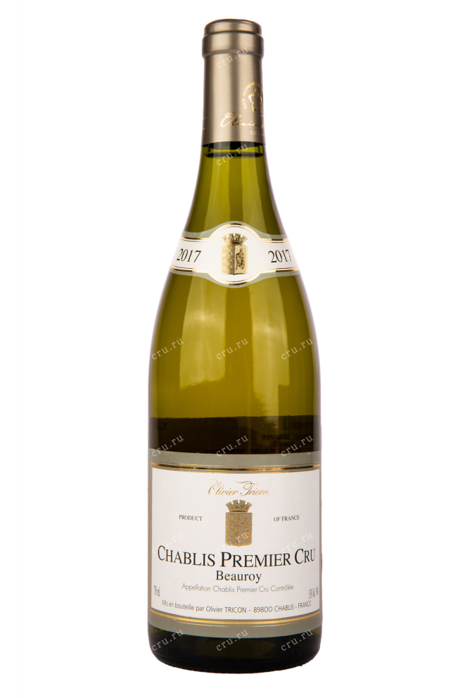 Вино Olivier Tricon Chablis Premier Cru Beauroy 2020 0.75 л