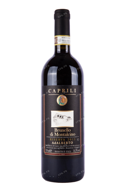 Вино Caprili Brunello di Montalcino AdAlberto Riserva 2015 0.75 л