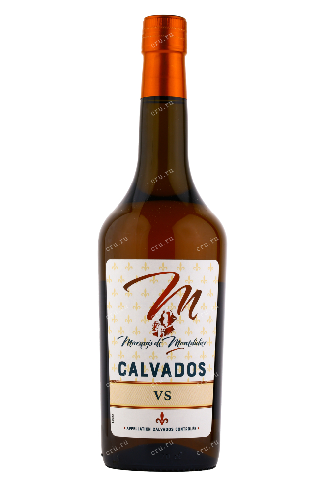 Бутылка кальвадоса Маркиз де Мондидье VS 0.7