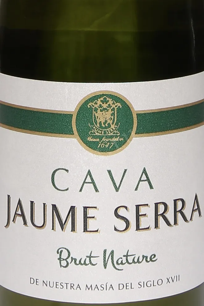 Этикетка Jaume Serra Cava Brut Nature DO 2023 0.75 л