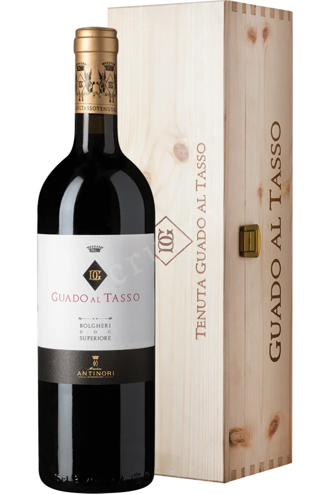 Вино Guado al Tasso Bolgheri Superiore in wooden box 2011 0.75 л