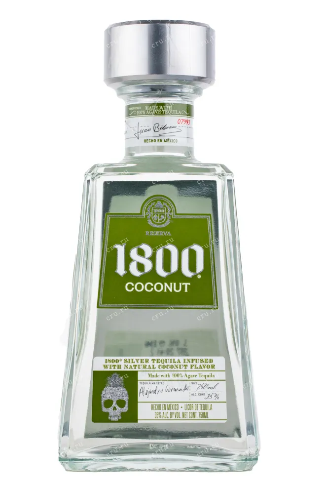 Текила Jose Cuervo 1800 Coconut  0.75 л