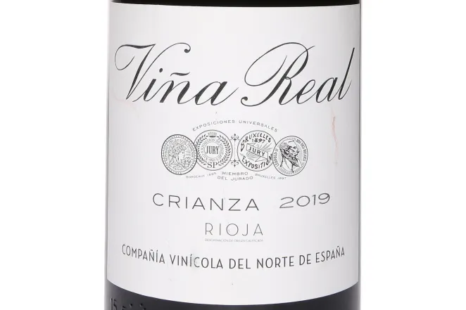 Этикетка Vina Real Crianza 2019 1.5 л