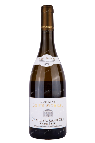 Вино Domaine Louis Moreau Chablis Grand Cru Vaudezir 2019 0.75 л