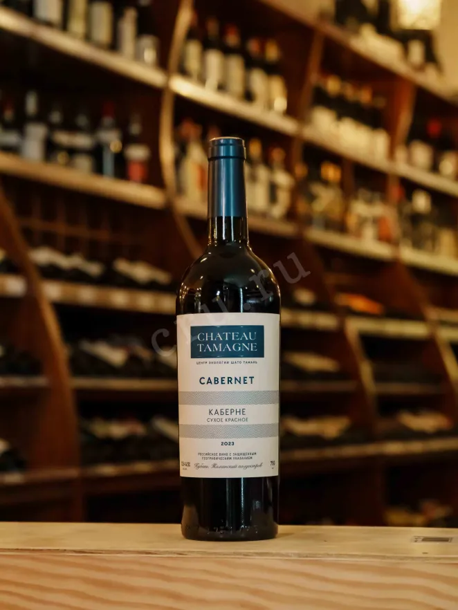 В магазине Крю Профи Chateau Tamagne Cabernet Red Dry 2023 0.75 л
