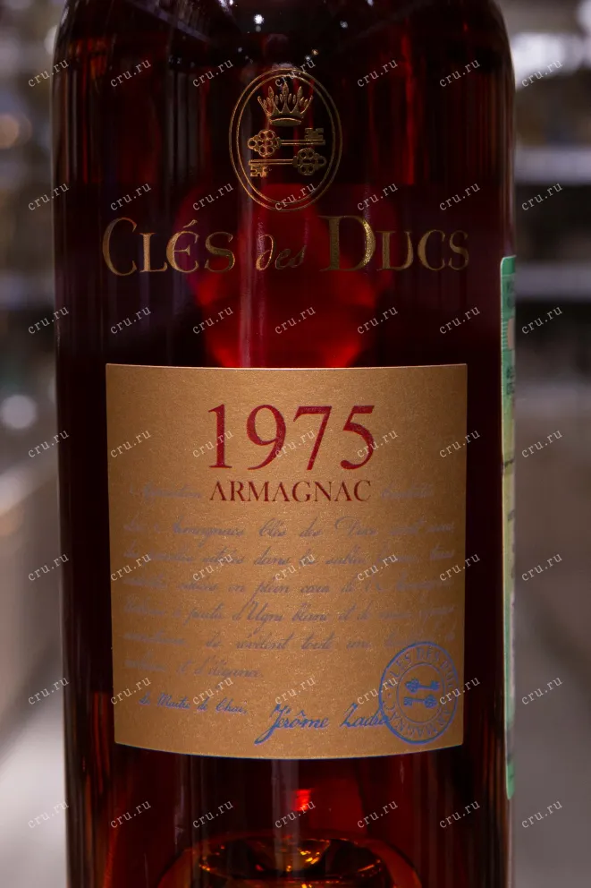 Этикетка Cles des Ducs Millesime 1975 0.7 л