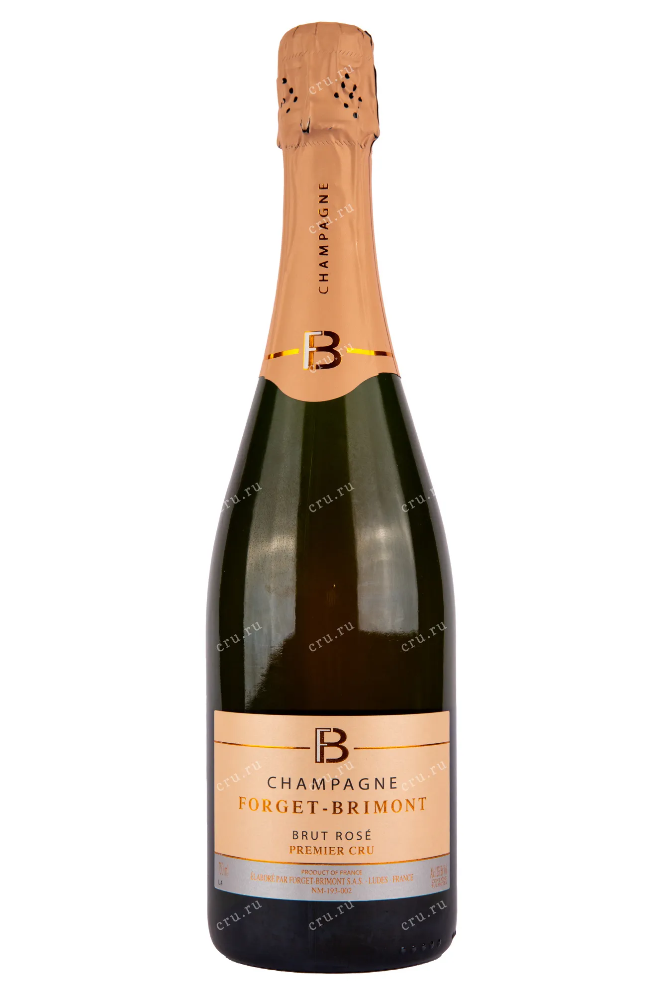 Фото — Шампанское Forget-Brimont Brut Rose Premier Cru 2017 0.75 л