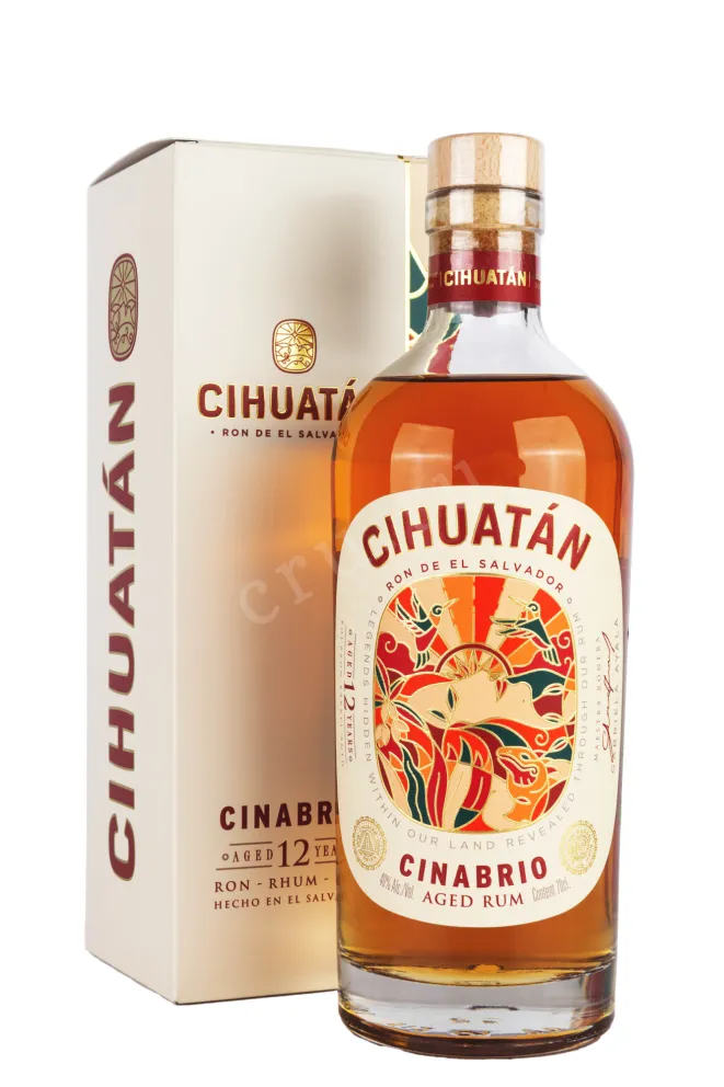 Ром Cihuatan Cinabrio 12 YO gift box  0.7 л